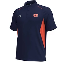 Men's Under Armour  Navy Auburn Tigers Title Performance Polo