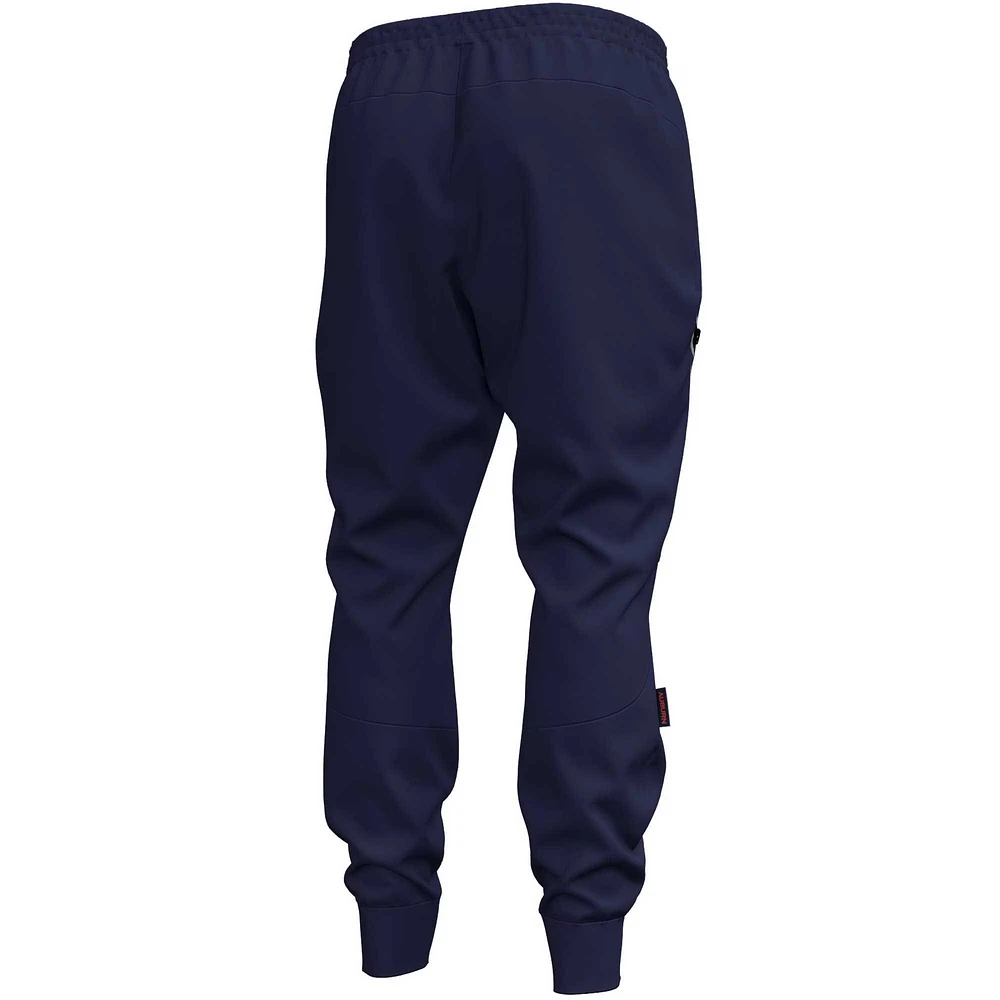 Men's Under Armour Navy Auburn Tigers Unstoppable Fleece Jogger Pants