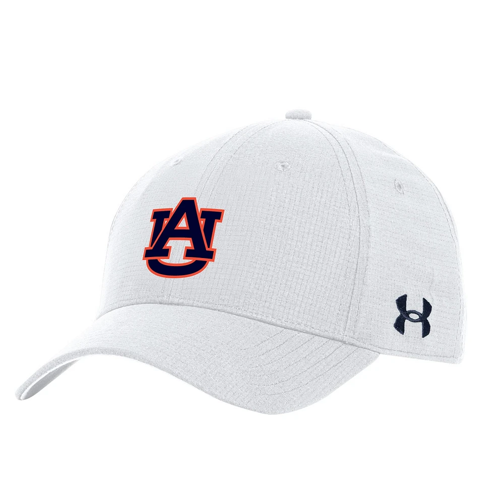 Men's Under Armour White Auburn Tigers Sideline Performance Adjustable Hat