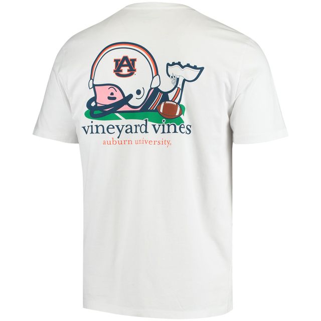 Vineyard Vines - Blanc T-shirt Baleine de football Auburn Tigers pour homme