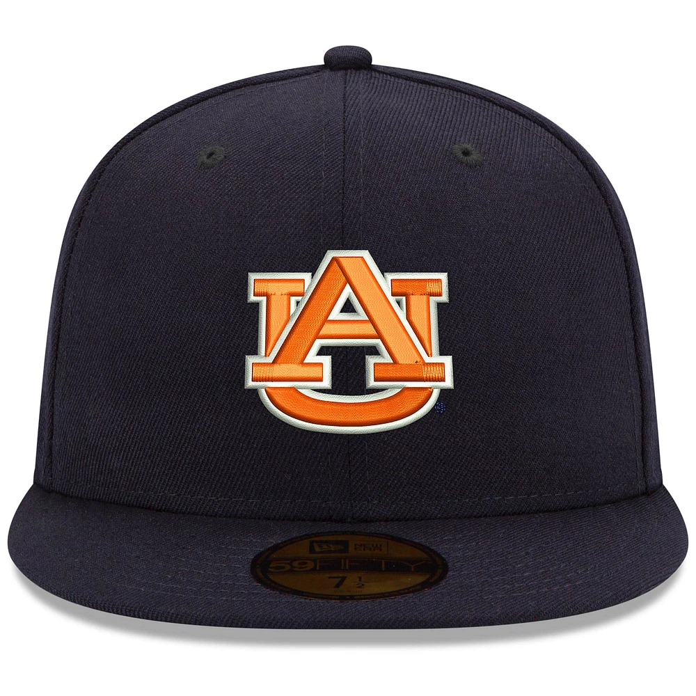 New Era Auburn Tigers Navy Blue 59Fifty Fitted Hat