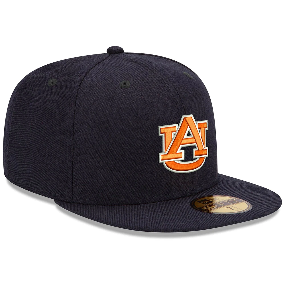 New Era Auburn Tigers Navy Blue 59Fifty Fitted Hat