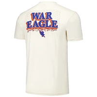 Unisex Natural Auburn Tigers Hyper Local Brick Texture War Eagle T-Shirt