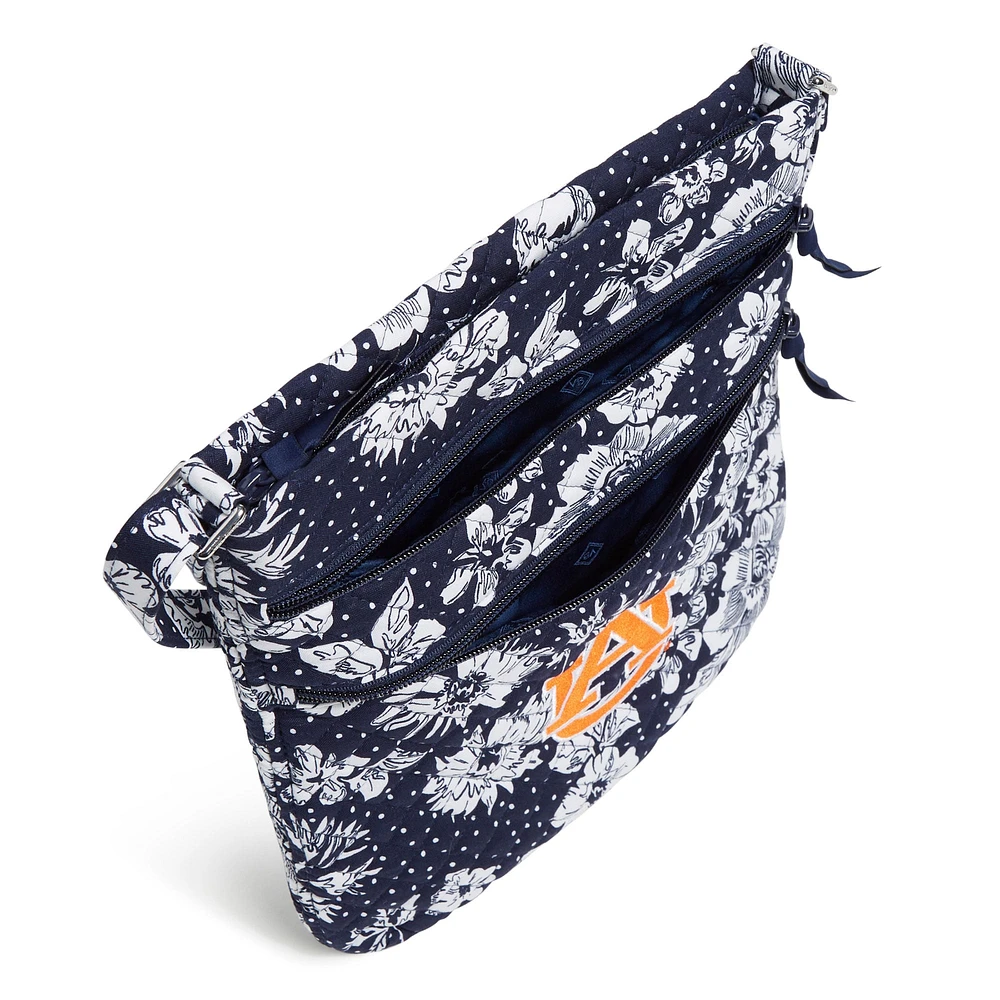 Vera Bradley Auburn Tigers Rain Garden Sac à bandoulière hipster triple zip
