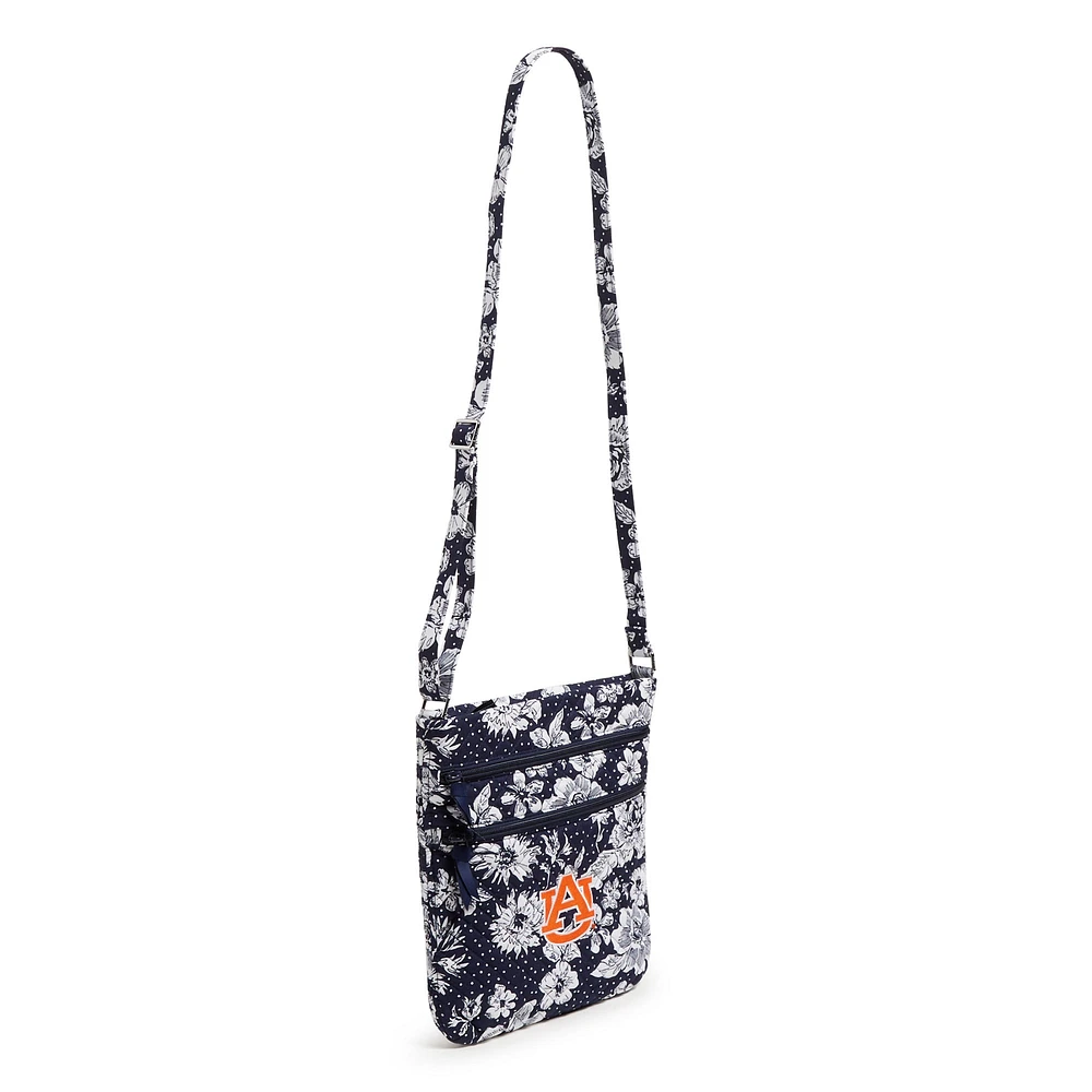 Vera Bradley Auburn Tigers Rain Garden Sac à bandoulière hipster triple zip
