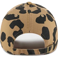 Women's '47 Auburn Tigers Rosette Leopard Clean Up Adjustable Hat