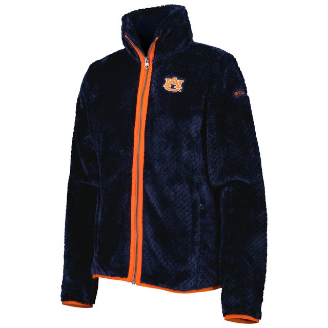 Veste Columbia Navy Auburn Tigers Fireside II Sherpa Full-Zip pour femme