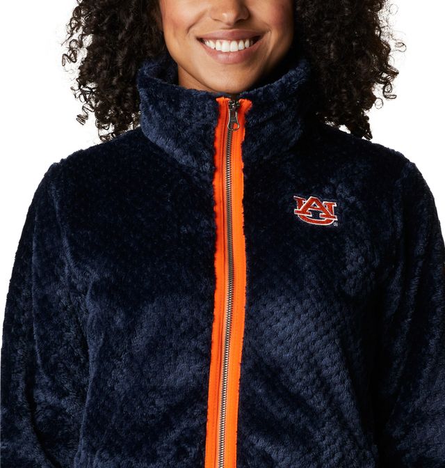 Veste Columbia Navy Auburn Tigers Fireside II Sherpa Full-Zip pour femme
