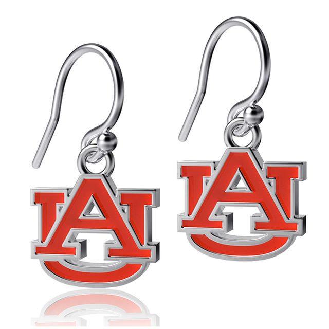 Boucles d'oreilles pendantes Dayna Designs Auburn Tigers en émail argenté pour femme