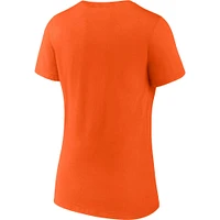 Women's Fanatics Orange Auburn Tigers Campus V-Neck T-Shirt