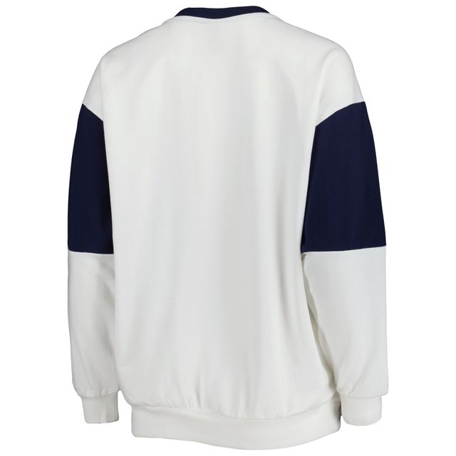 Sweat Gameday Couture White Auburn Tigers It's A Vibe Dolman pour femme
