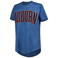 Women's Pressbox Navy Auburn Tigers Southlawn Sun-Washed T-Shirt