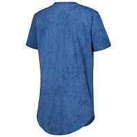 Women's Pressbox Navy Auburn Tigers Southlawn Sun-Washed T-Shirt