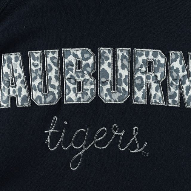 Sweat-shirt à enfiler raglan Pressbox Navy Auburn Tigers Steamboat pour femme