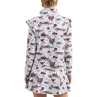 Women's Smith & Quinn White/Orange Auburn Tigers Tailgate Collection Grayson Top