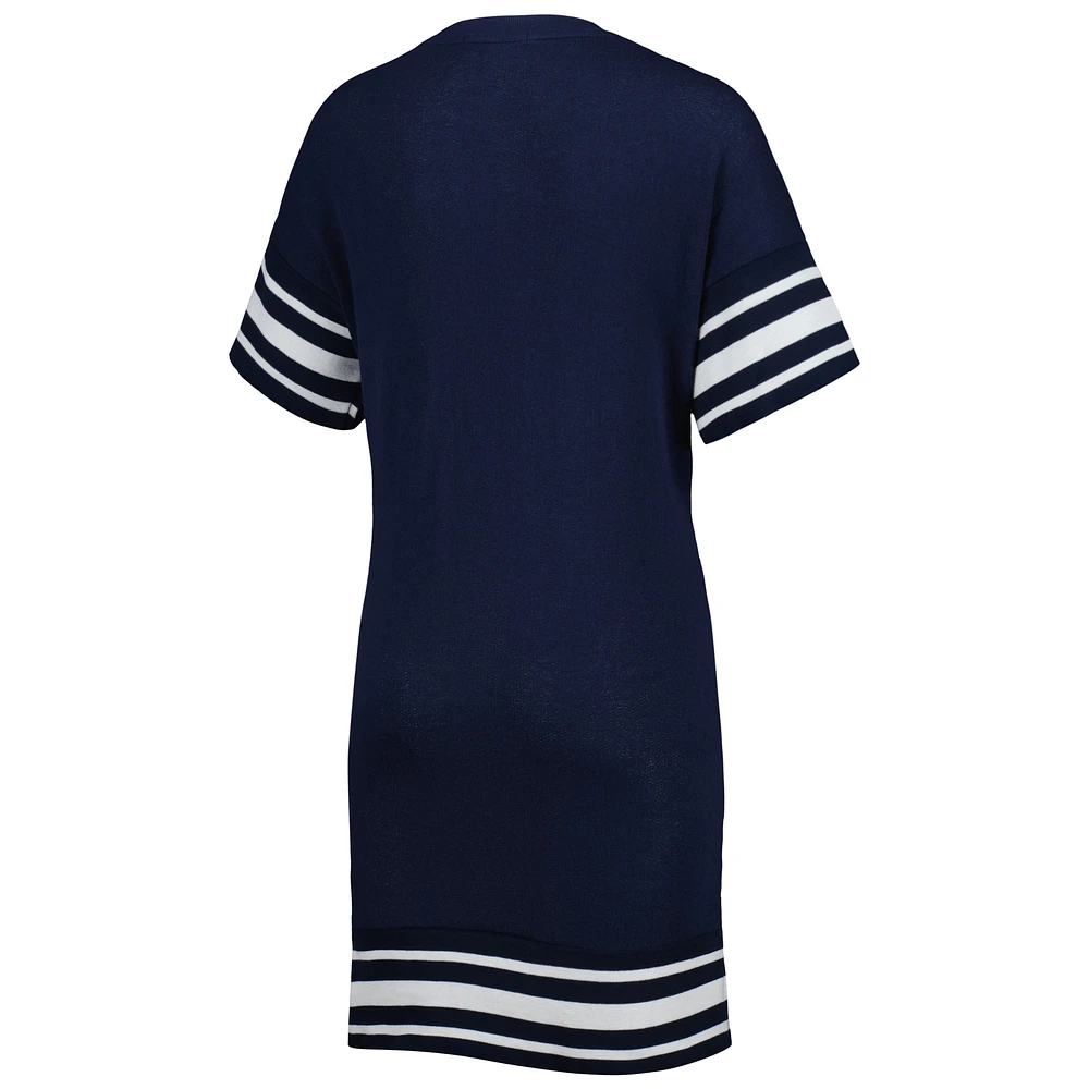 Women's Touch Navy Auburn Tigers Cascade T-Shirt Dress