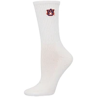 Women's ZooZatz Navy/White Auburn Tigers 2-Pack Quarter-Length Socks