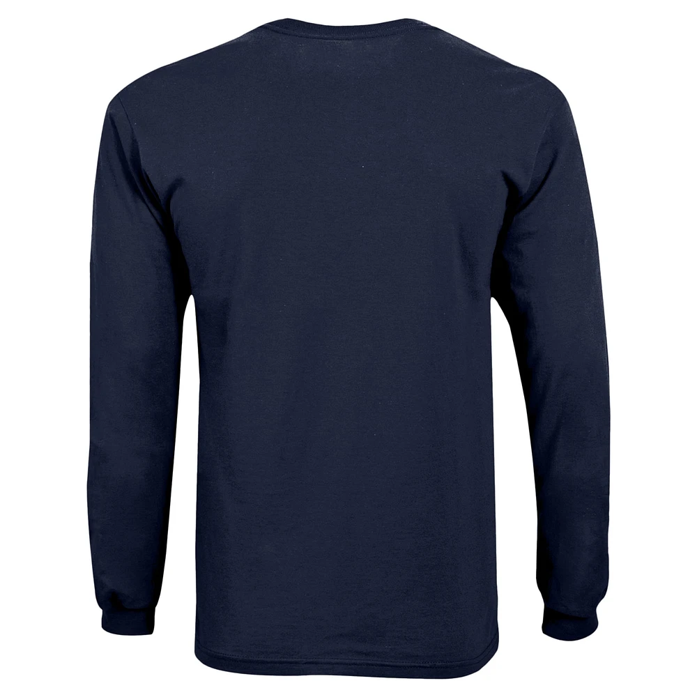 Youth Champion Navy Auburn Tigers Arch Over Logo Long Sleeve T-Shirt