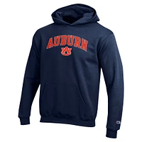 Youth Champion Navy Auburn Tigers Campus Pullover Hoodie