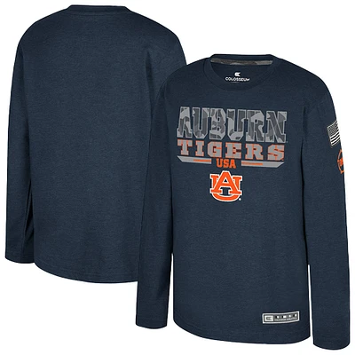 T-shirt à manches longues Oorah de l'équipe football des Auburn Tigers l'OHT pour jeunes
