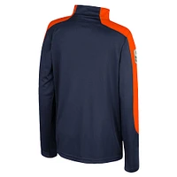 Youth Colosseum  Navy Auburn Tigers OHT Military Appreciation Cyclone Quarter-Zip Windshirt