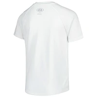 Youth Under Armour White Auburn Tigers Gameday Print Raglan T-Shirt