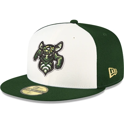 Casquette ajustée 59FIFTY Augusta GreenJackets Authentic Collection pour homme New Era blanche