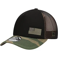 Men's New Era Black/Camo Austin Cindric Trucker 9FORTY Adjustable Hat