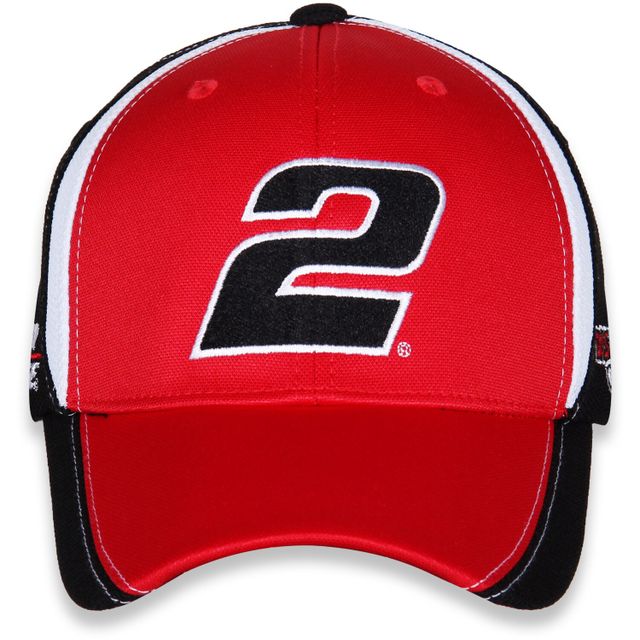 Casquette réglable pour homme Team Penske rouge/noir Austin Cindric Discount Tire Number Performance