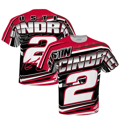 T-shirt Team Penske Austin Cindric Sublimated Speedster blanc pour homme