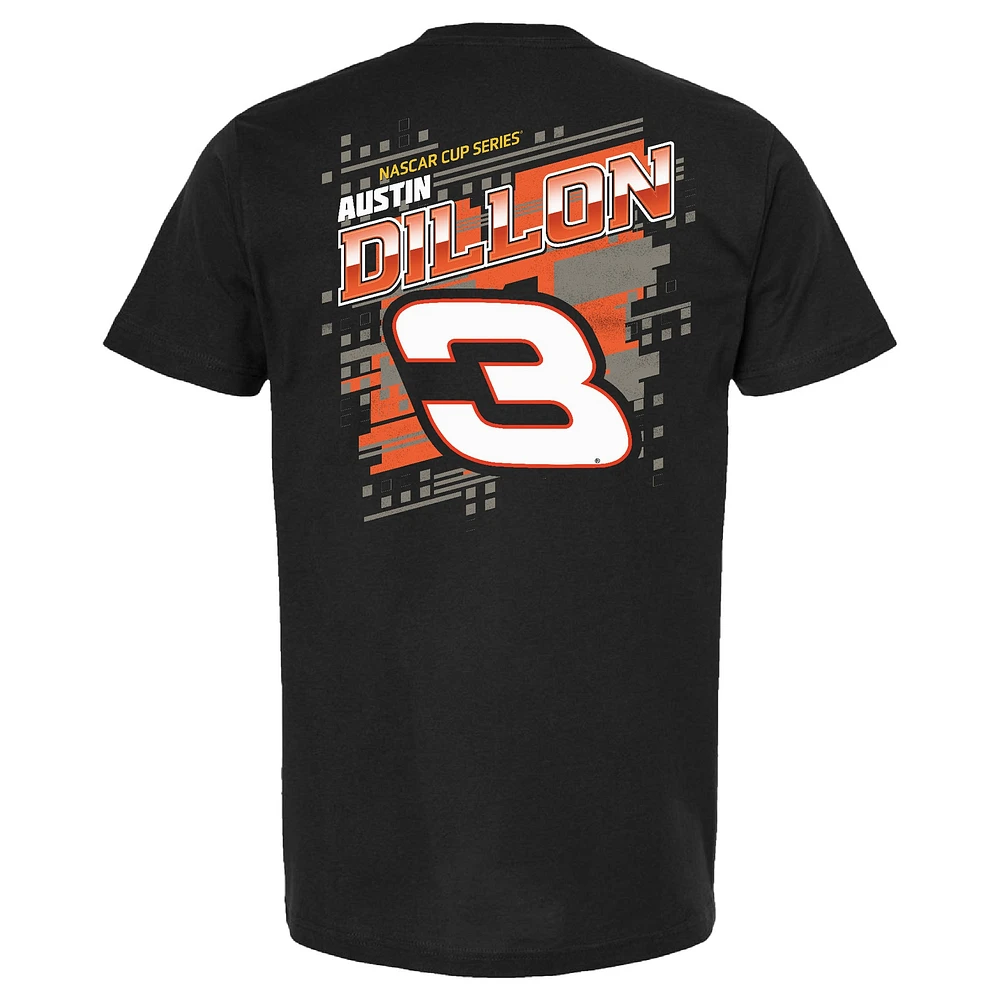 Men's Richard Childress Racing Team Collection  Black Austin Dillon Bass Pro Shops Draft T-Shirt