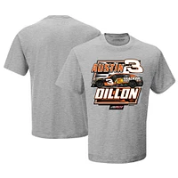 Men's Richard Childress Racing Team Collection  Heather Gray Austin Dillon Bass Pro Shops Rival T-Shirt