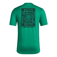 Men's adidas Green Austin FC Local Wrap T-Shirt