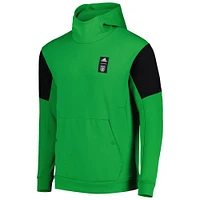 Men's adidas Green Austin FC 2023 Player Travel Pullover Hoodie