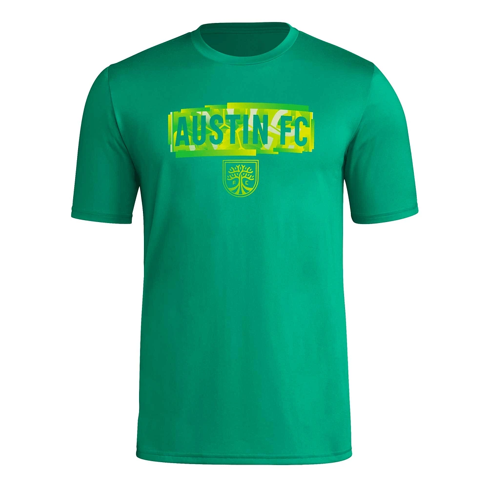Men's adidas Green Austin FC Local Pop AEROREADY T-Shirt
