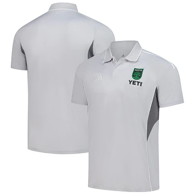 Polo d'entraînement adidas Silver Austin FC 2025 pour homme
