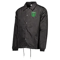 Veste noire à bouton-pression Austin FC 2024 Coaches homme