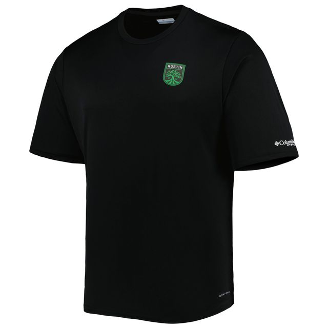 T-shirt noir Columbia Austin FC Terminal Tackle Omni-Shade pour homme