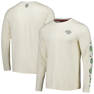 T-shirt à manches longues crème Austin FC Local Heavy pour homme