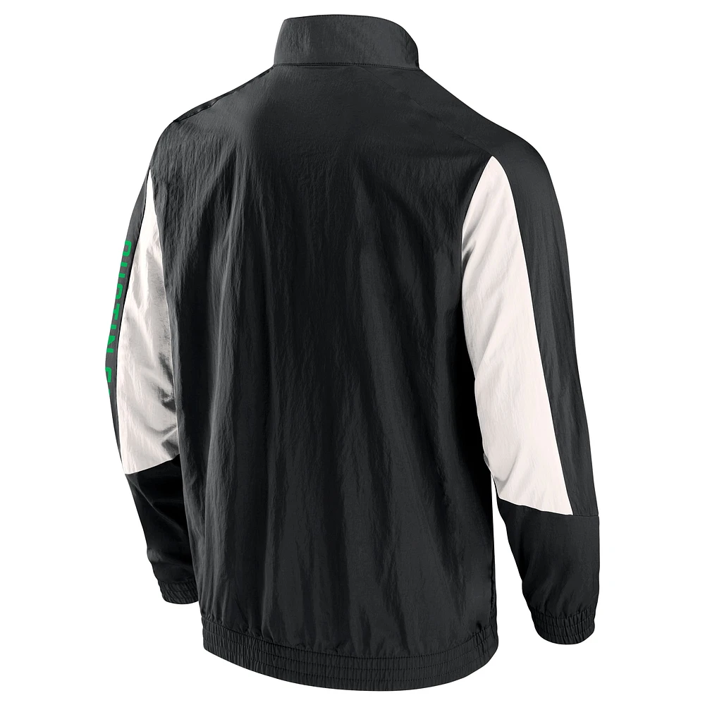 Men's Fanatics  Black Austin FC Net Goal Raglan Full-Zip Track Jacket
