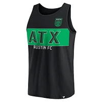 Men's Fanatics Black Austin FC Run Angle Tank Top