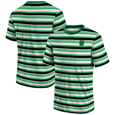 T-shirt vert à rayures Fanatics Austin FC Shot Clock pour hommes