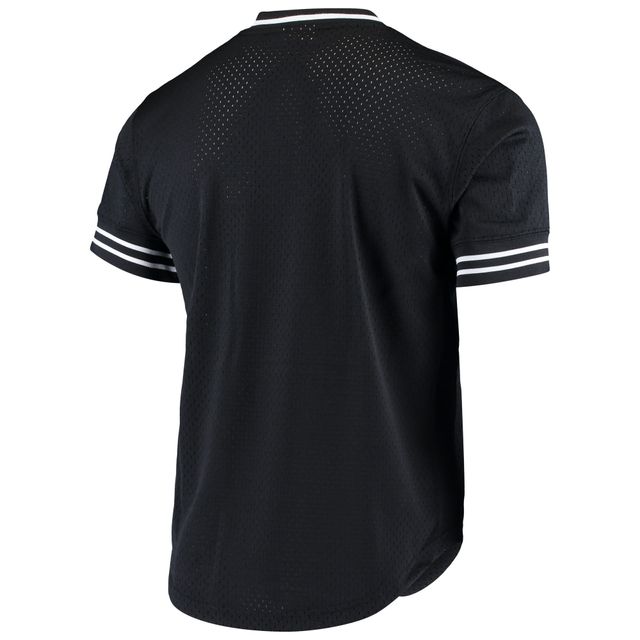 T-shirt noir à col en V maille Mitchell & Ness Austin FC pour hommes