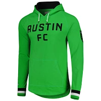 Men's Mitchell & Ness Green Austin FC Legendary Slub Raglan Pullover Hoodie