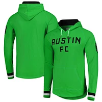 Men's Mitchell & Ness Green Austin FC Legendary Slub Raglan Pullover Hoodie