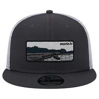 Men's New Era Black/White Austin FC Outdoor Trucker 9FIFTY Snapback Hat