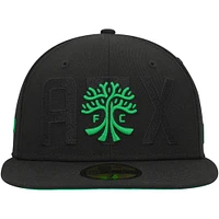Men's New Era Black Austin FC Kick Off 59FIFTY Fitted Hat