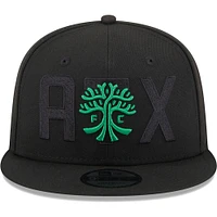 Men's New Era Black Austin FC Kick Off 9FIFTY Snapback Hat