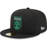 Men's New Era Black Austin FC Patch 59FIFTY Fitted Hat