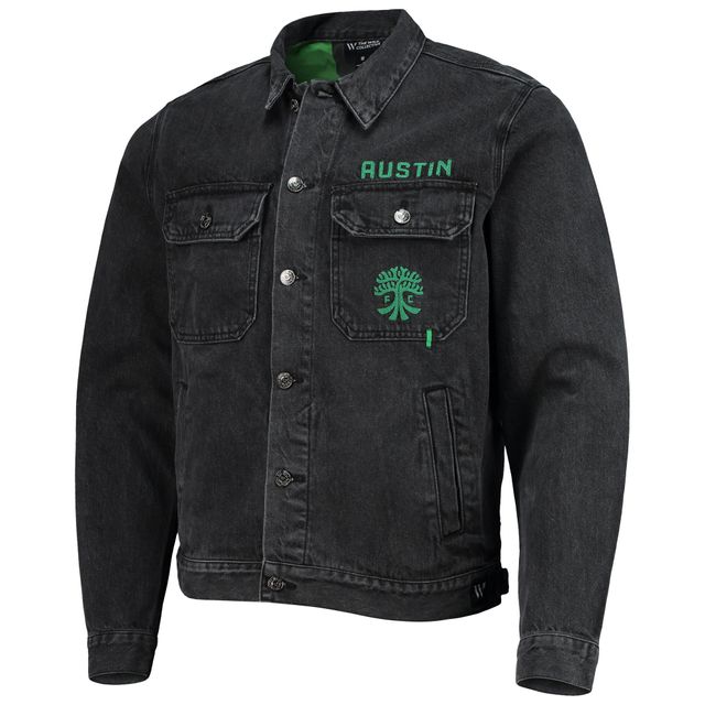 V118087 AUSTINFC NOIR WCV S22 VESTE EN DENIM POUR HOMMES JACMENMID